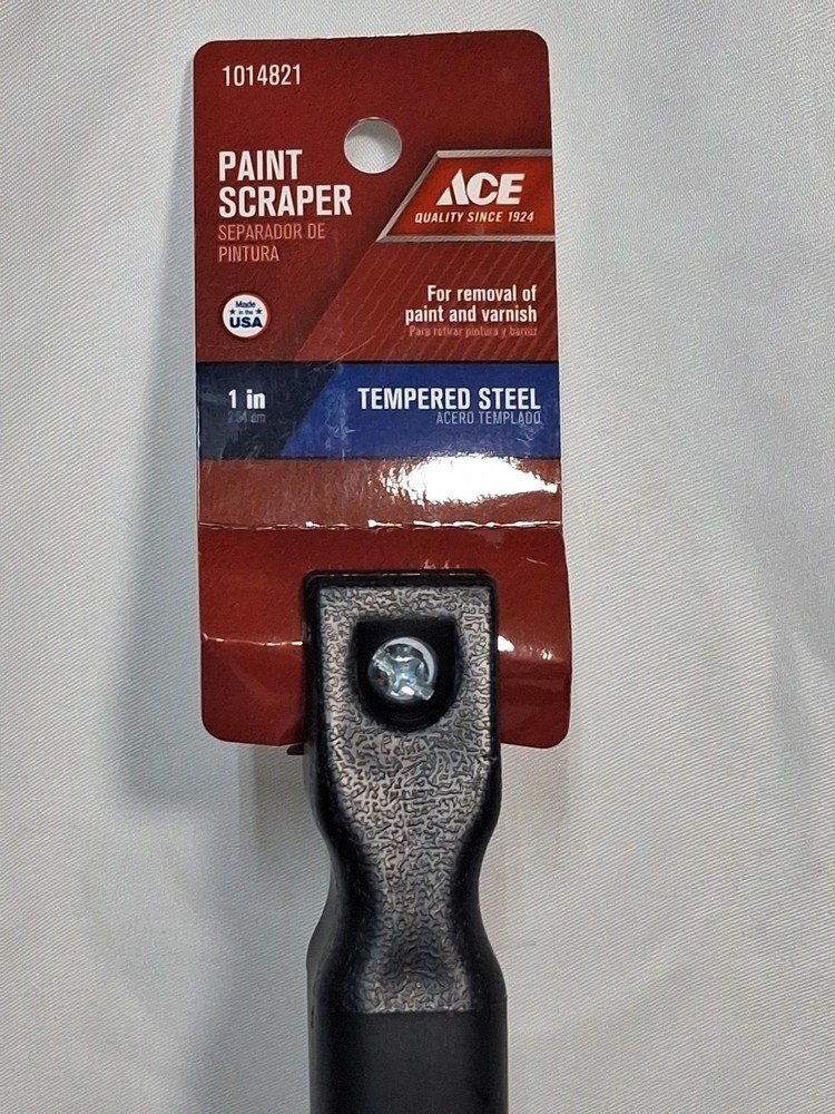 Ace Hardware - 1" Single Edge Paint Scraper, Flared Edge for Tight Corners,