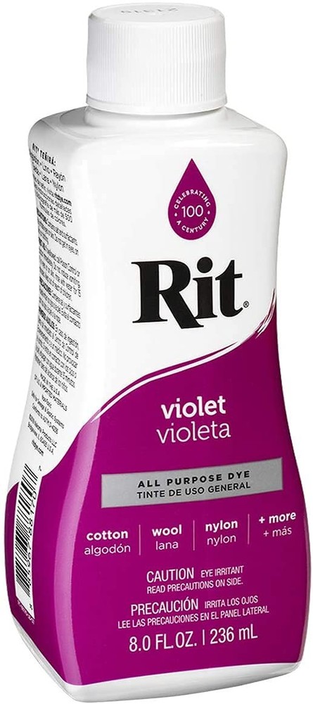 Rit Dye Rit All Purpose Liquid Dye, Violet, 236ml