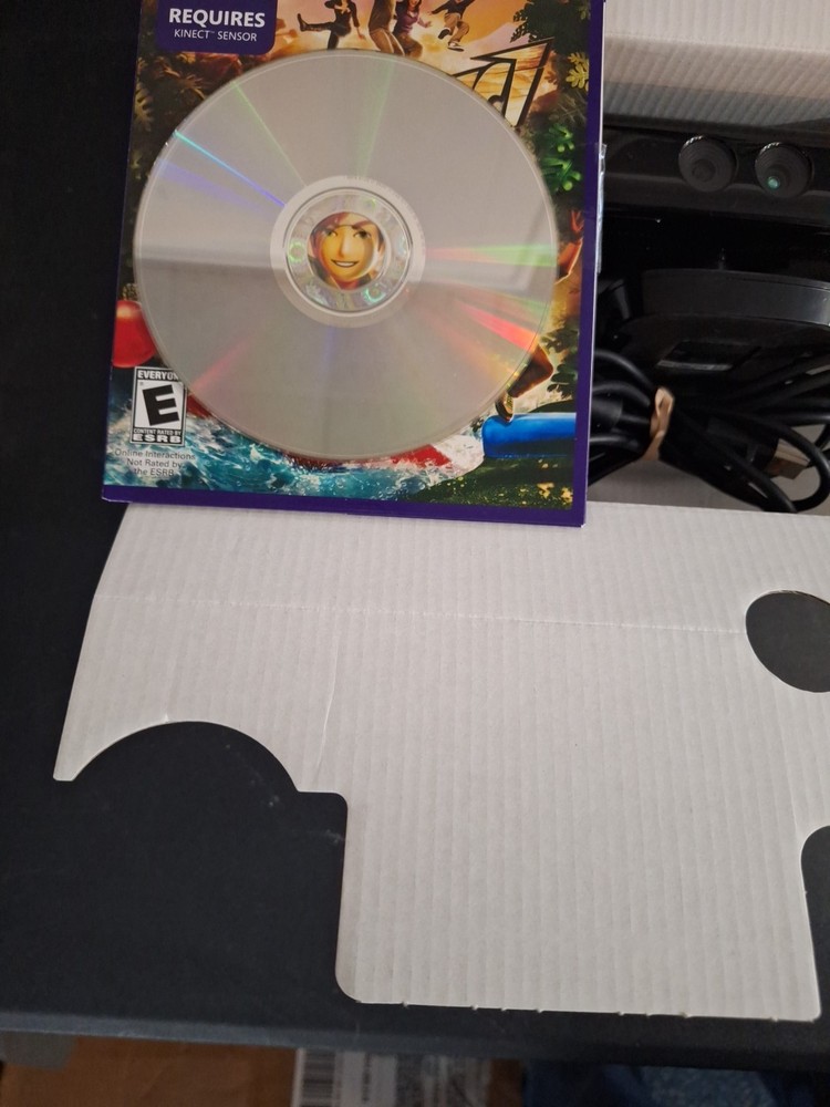 Microsoft Xbox 360 Kinect Sensor Bar w/Kinect Adventures Game