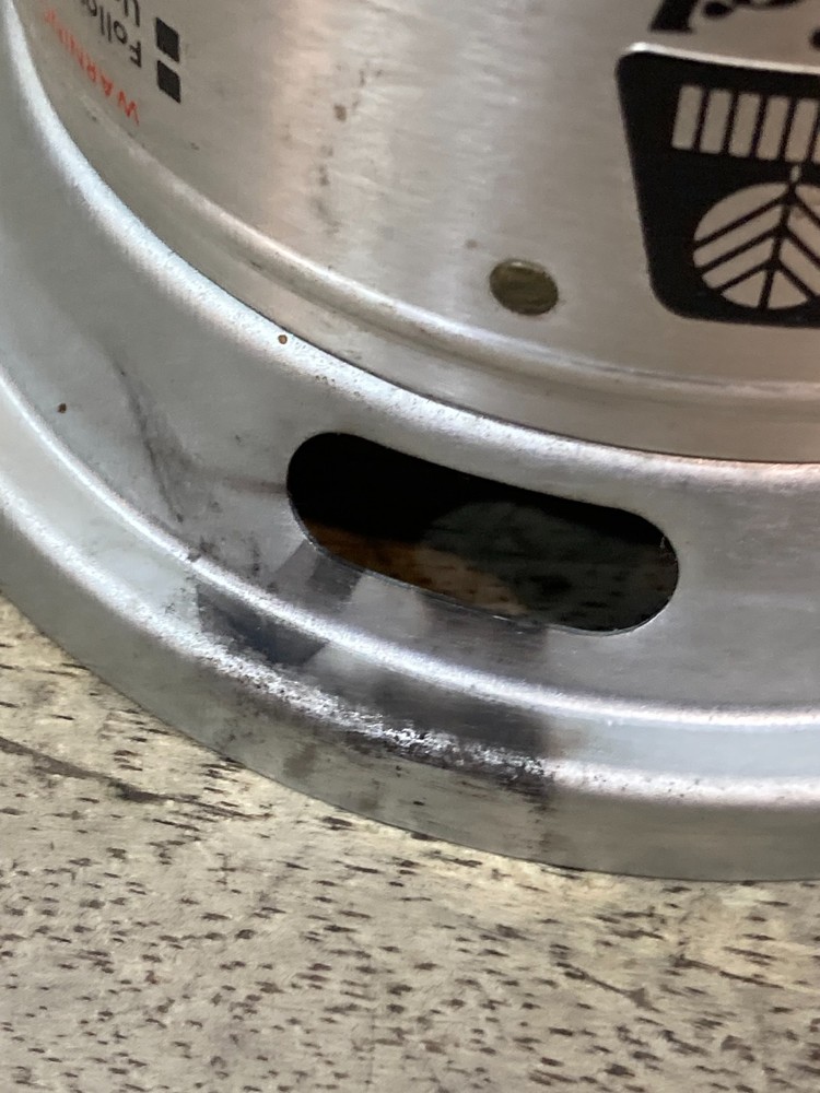 Coleman 5179 Propane Yard Light - Collar Globe Rest - Surface Rust