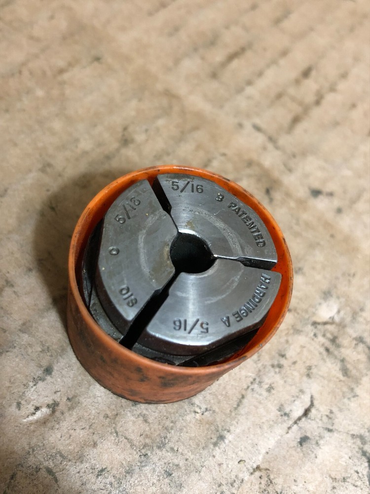 HARDINGE 5/16'' S-10 SMOOTH ROUND COLLET PADS