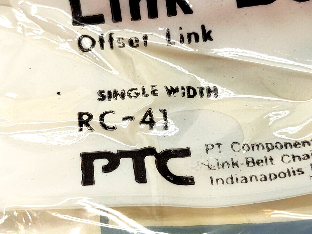Link-Belt RC-41 Single Width Offset Link LOT OF 3