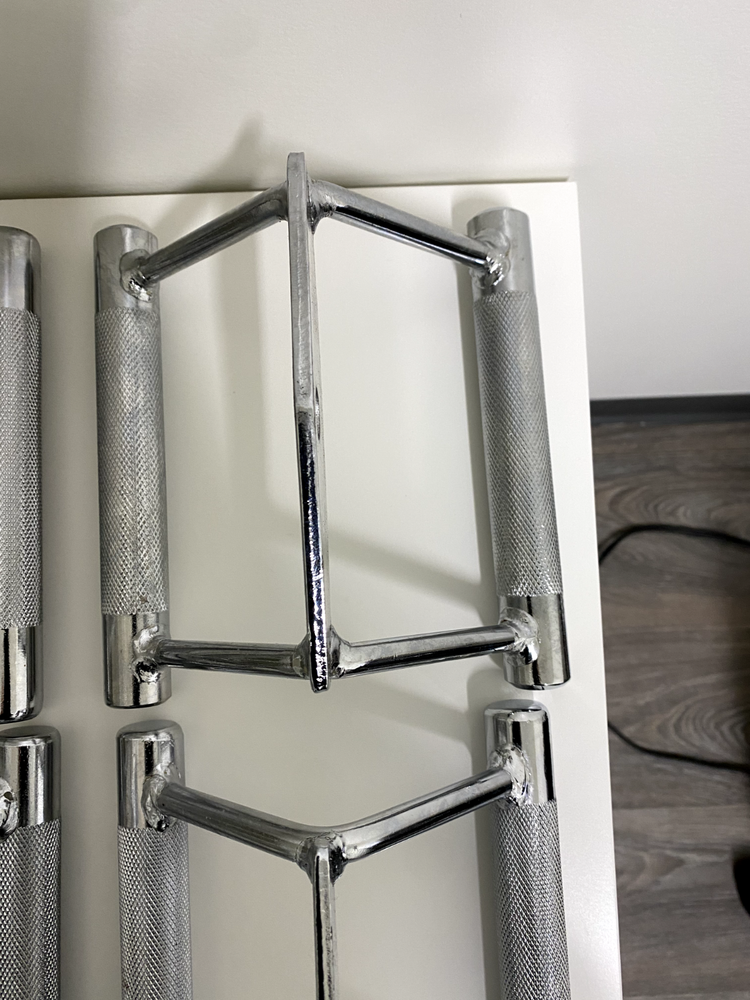 FITNES DOUBLE D ROW HANDLE , GYM PULL UP HANDLES BULK LOT 5 PCS.