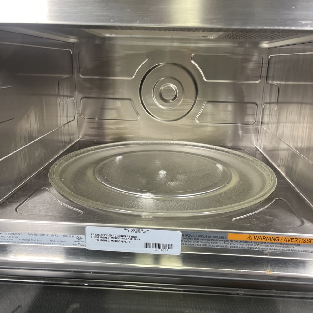Wolf 30” E Series Professional Drop Down Door Microwave Oven Model MDD30TE/S/TH