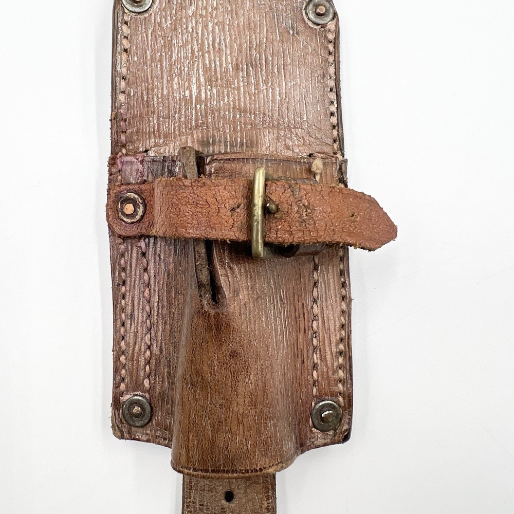 Genuine WW1 Pattern 1914 Leather Frog & Tab WD Marked