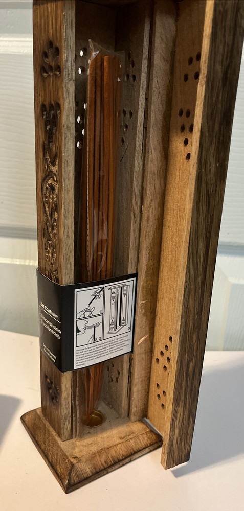 2 Elegant Expressions Incense Holders Both With Incense Sticks