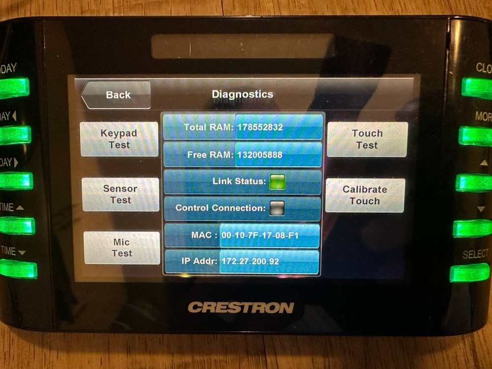 Crestron TPMC-4SM-B-S Touch Display 4.3" Black LCD