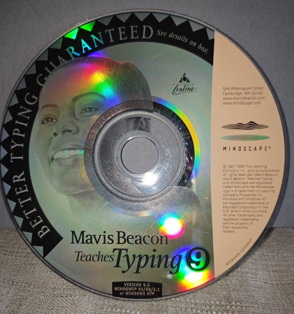Mavis Beacon Teaches Typing Version 9 - CD-ROM - Disc ONLY