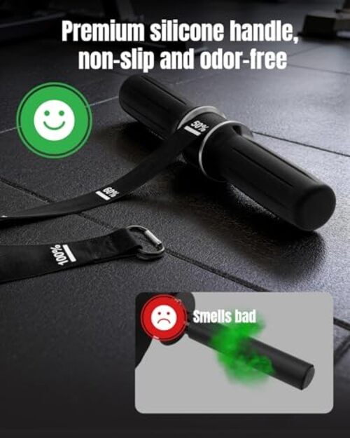Forearm Strengthener & Forearm Exerciser, Wrist Roller with Thick Silicone