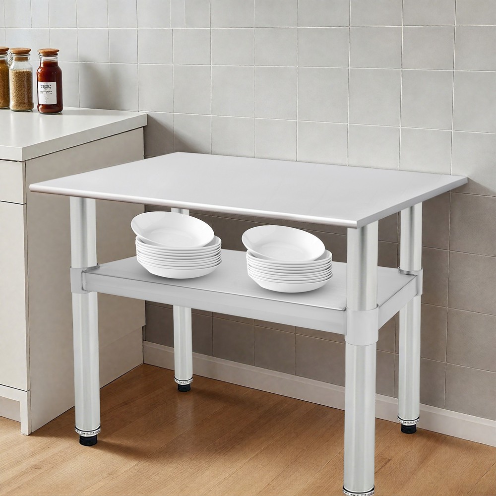 Versatile Adjustable Under Shelf for Workbench - 21.65 × 9.84 Inches