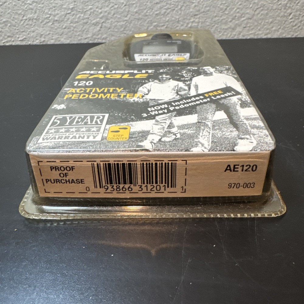 Accusplit Eagle AE180 Activity Meter - Pedometer - New - Sealed