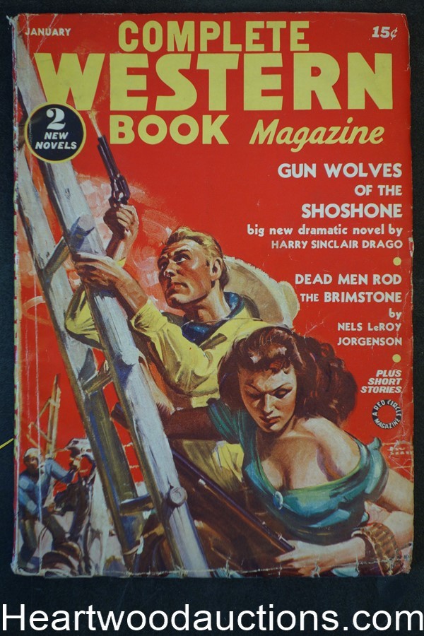 Complete Western Book Jan 1939 Harry Sinclair Drago
