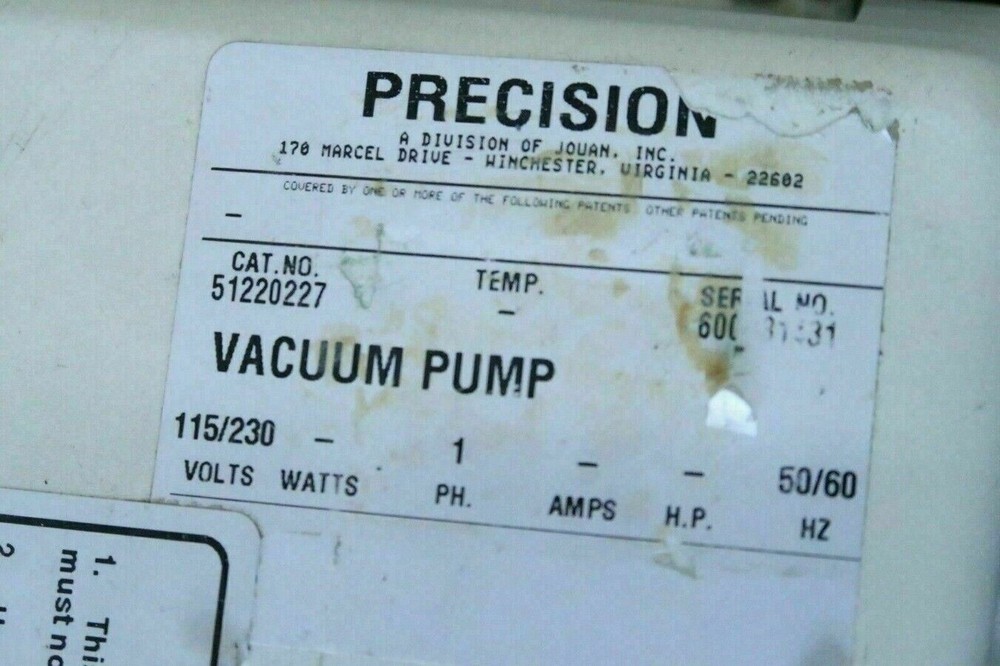 Precision Scientific PC200 [CAT# 51220227] Rotary Vane Type, Vacuum Pump