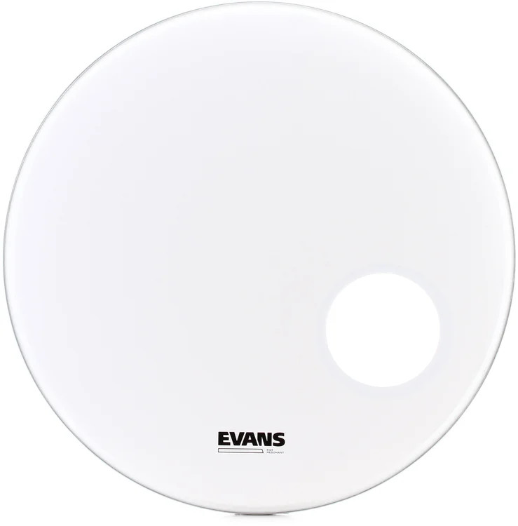 Evans EQ3 Smooth White Bass Resonant Head - 22"