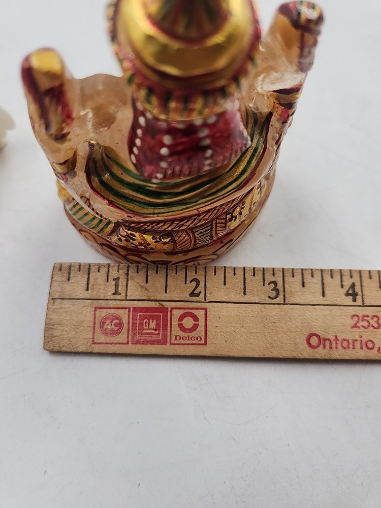 LORD GANESHA Hand Painted QUARTZ