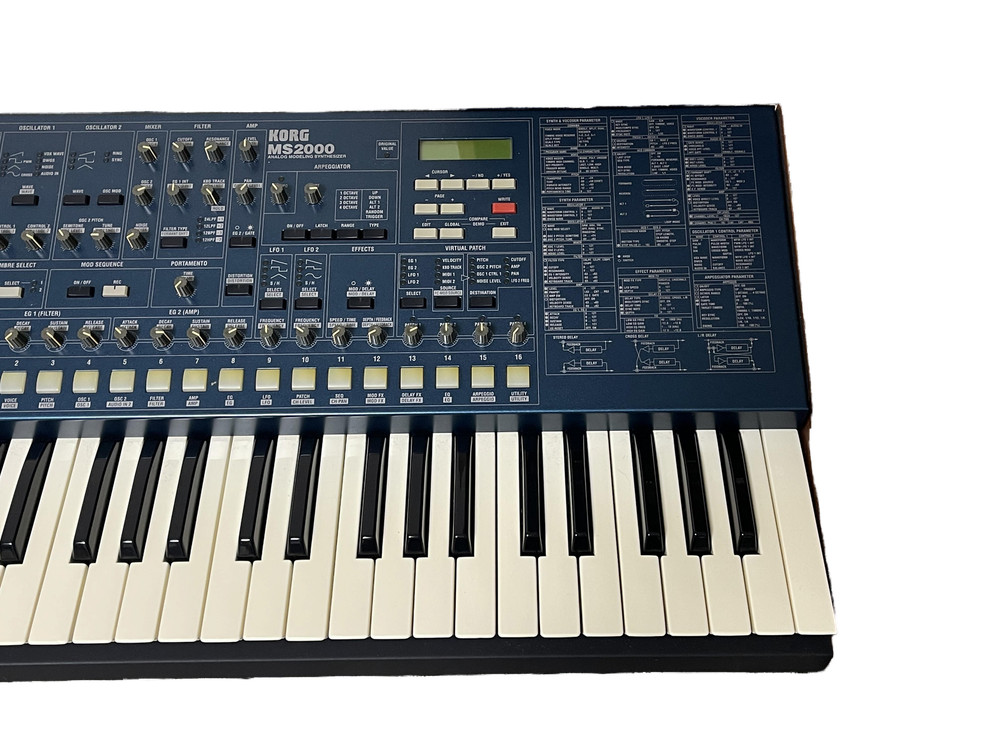 KORG MS2000 Analog Modeling Synthesizer 44-Key Vocoder Synth w/Manual AC Adapter