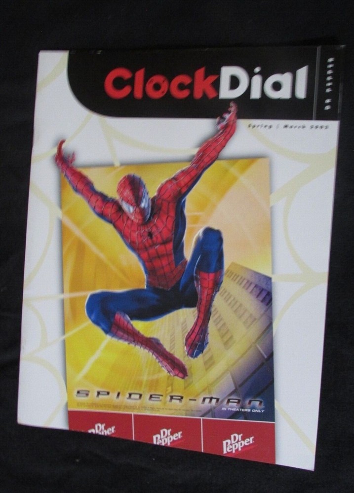 DR PEPPER CLOCK DIAL  SPRING  MARCH 2002   MAGAZINE