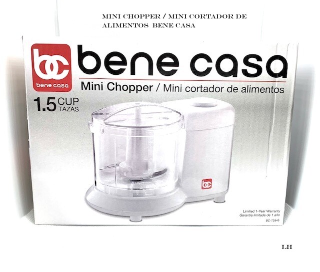 Bene Casa Mini Chopper / Mini cortador de alimentos