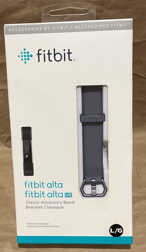 Fitbit Alta Classic Accessory Band (L) , Graphite Clasp CHEAPEST ON EBAY