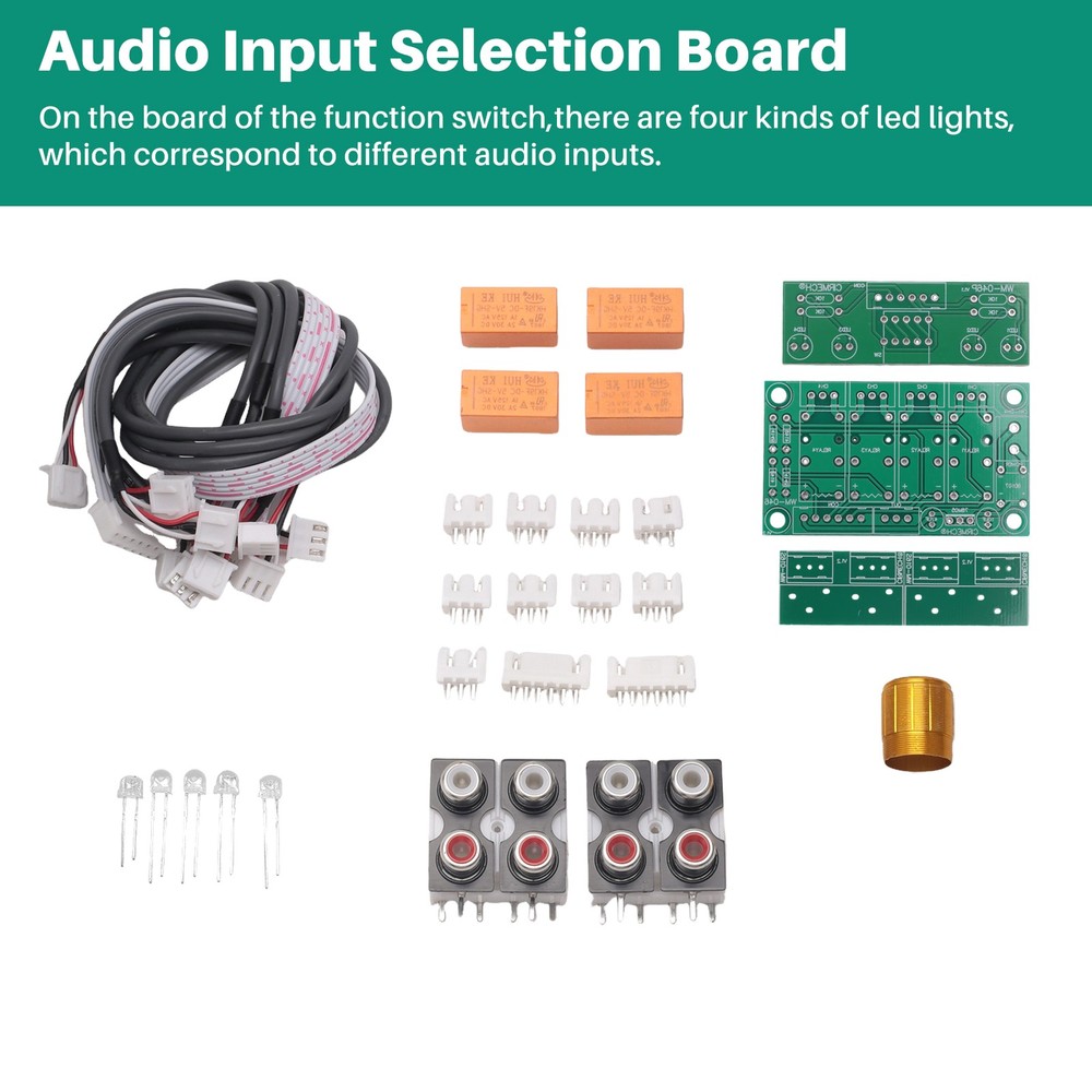 Relay 4-Way Audio Input Switching Audio Input Selection Board of2892