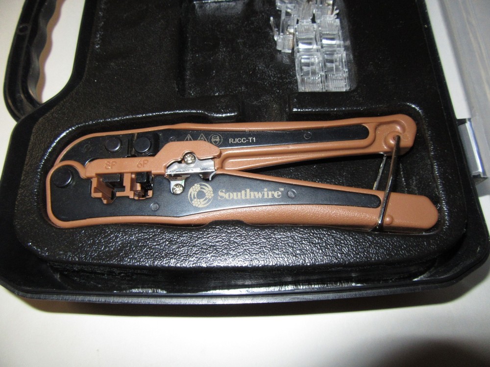 Southwire Network Tools for Terminating Data Cable KIT-TP1, RJCC-T1 & PDTC-1