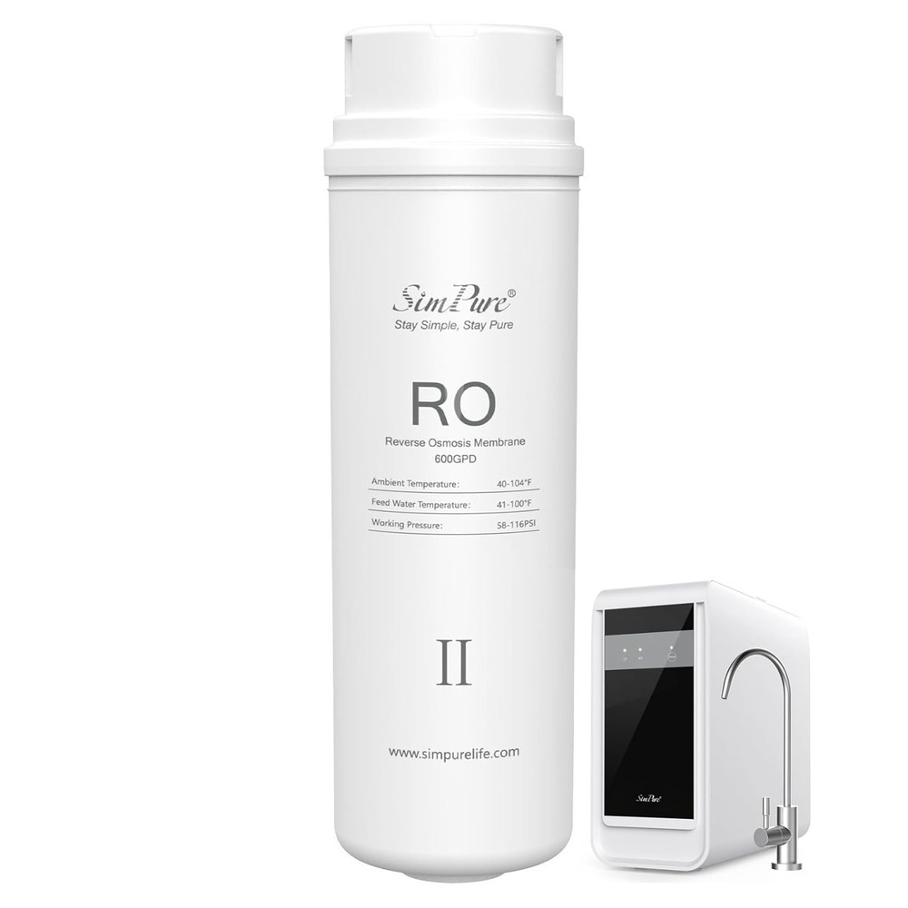 SimPure Q3-600 RO Filter Replacement Cartridge,Only for SimPure 𝐐𝟑-𝟔𝟎𝟎 Reve