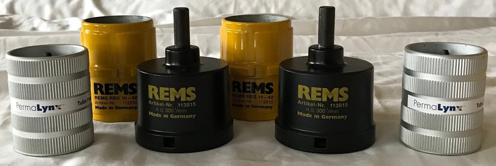 4 Deburring / Reaming Tools (2) 10-42 mm w/drill adapter (2) 8mm-35mm *No Boxes*