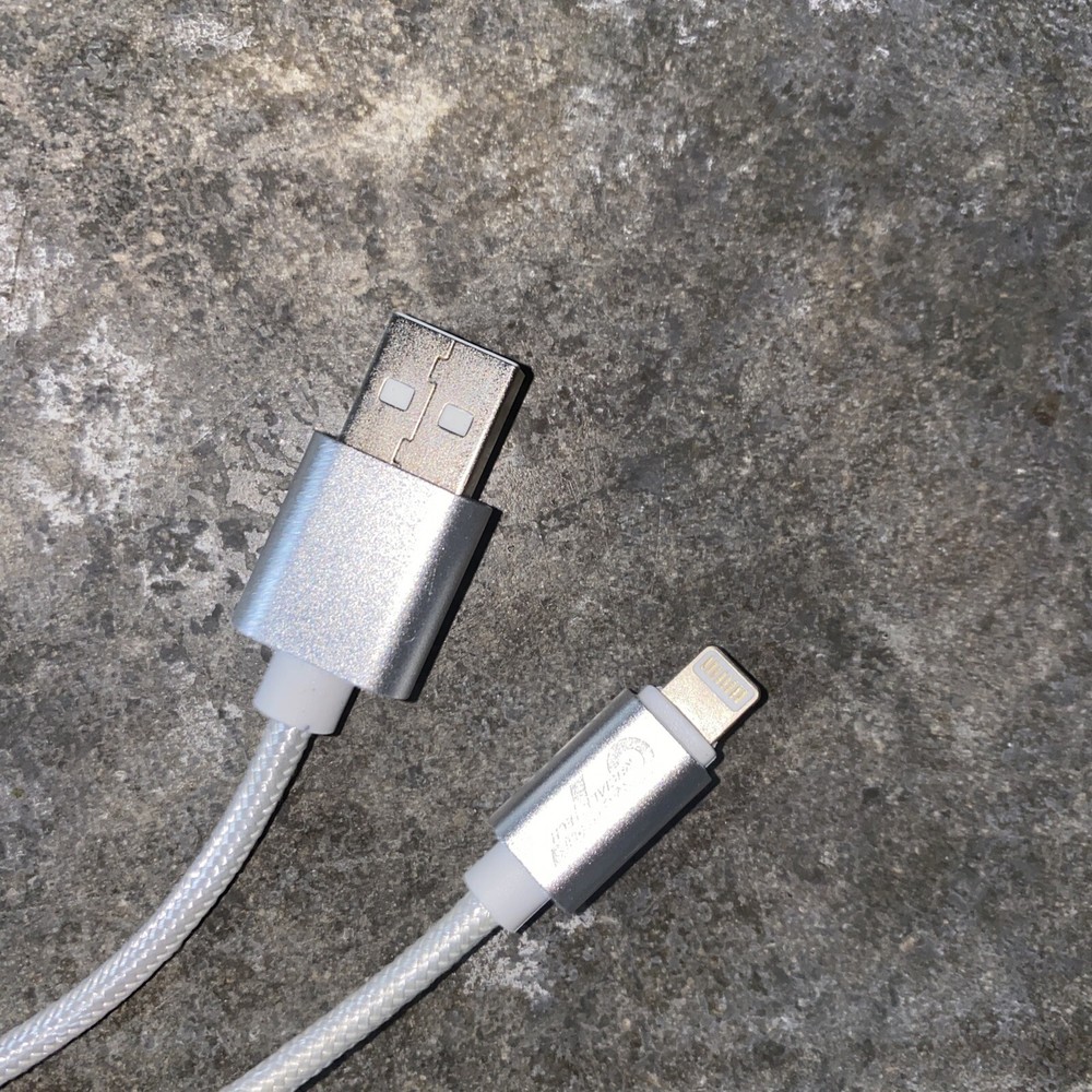 10 FT Sync & Charge USB Cable gray New