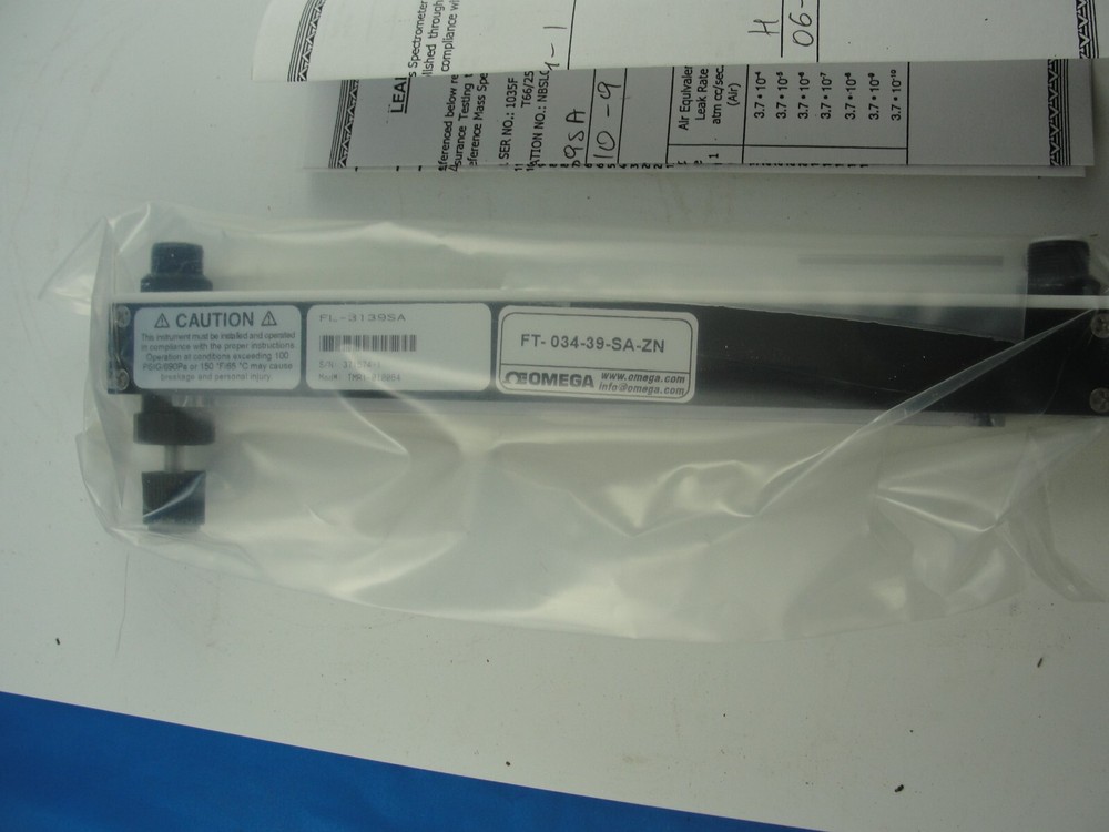 Omega FL-3139SA Variable Area Flow Meter