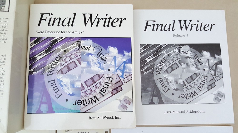 Final Writer Release 4 ©1994 SoftWood Word Processor for Commodore Amiga BOXED 1