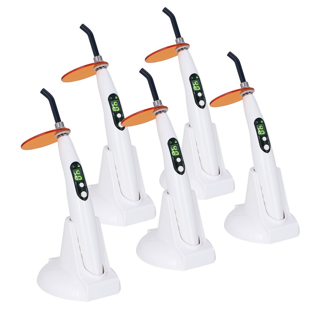 Dental Cordless LED Curing Light Lamp High Wireless Curing Lamp 8 Time setting