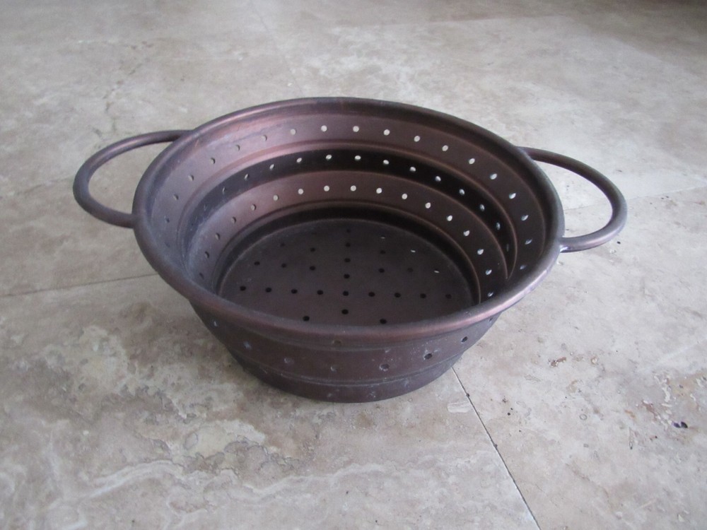 folding strainer, collapsible collander, silicone