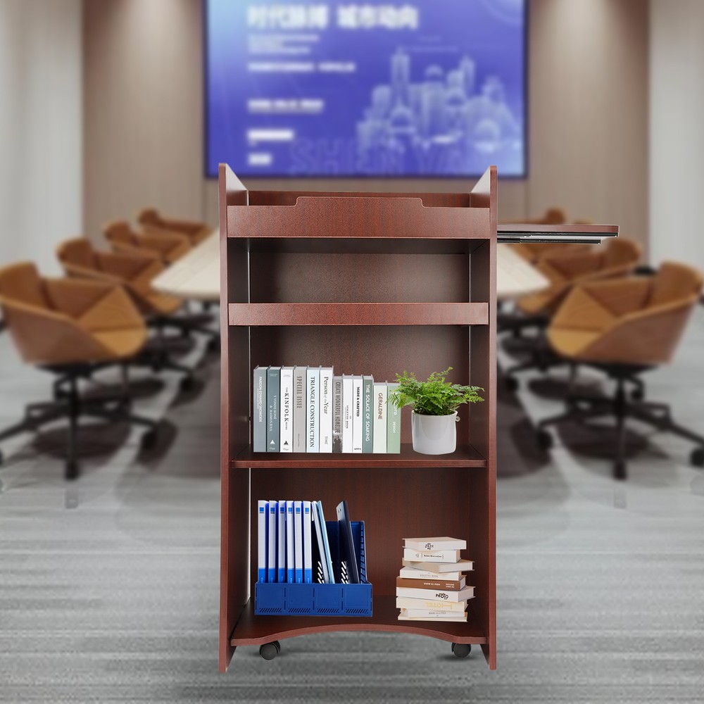 Conference Presentation Stand Presentation Table Presentation Desk with Wheels