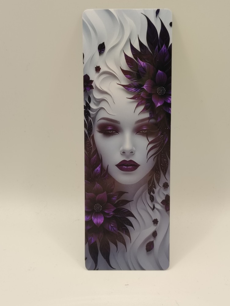 Enchanted Midnight Bloom Bookmark