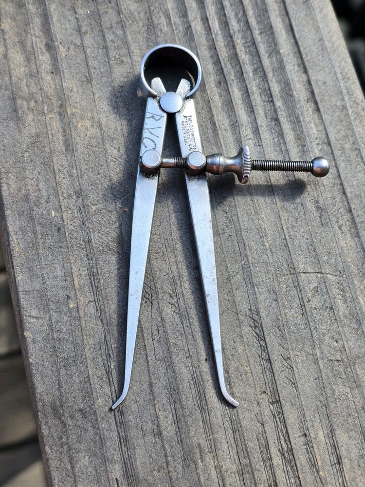 Vintage L. S. Starrett Inside Calipers 4-3/4"