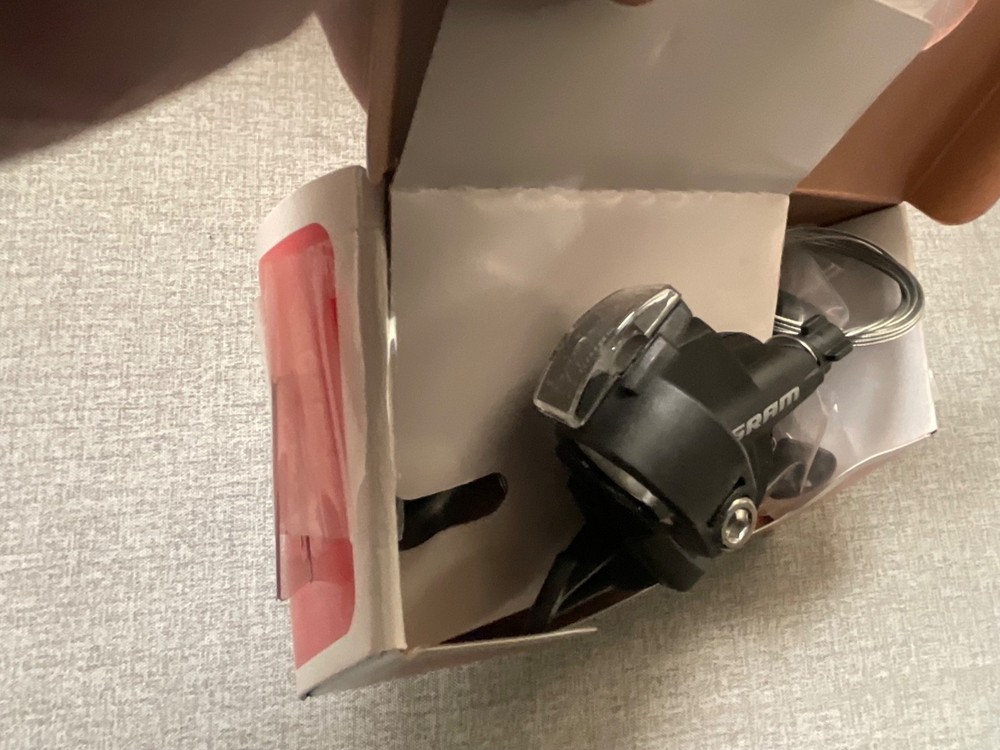 5 items, 3 SRAM X-4 Trigger Shifter Set, dual pull, x5, x7,
