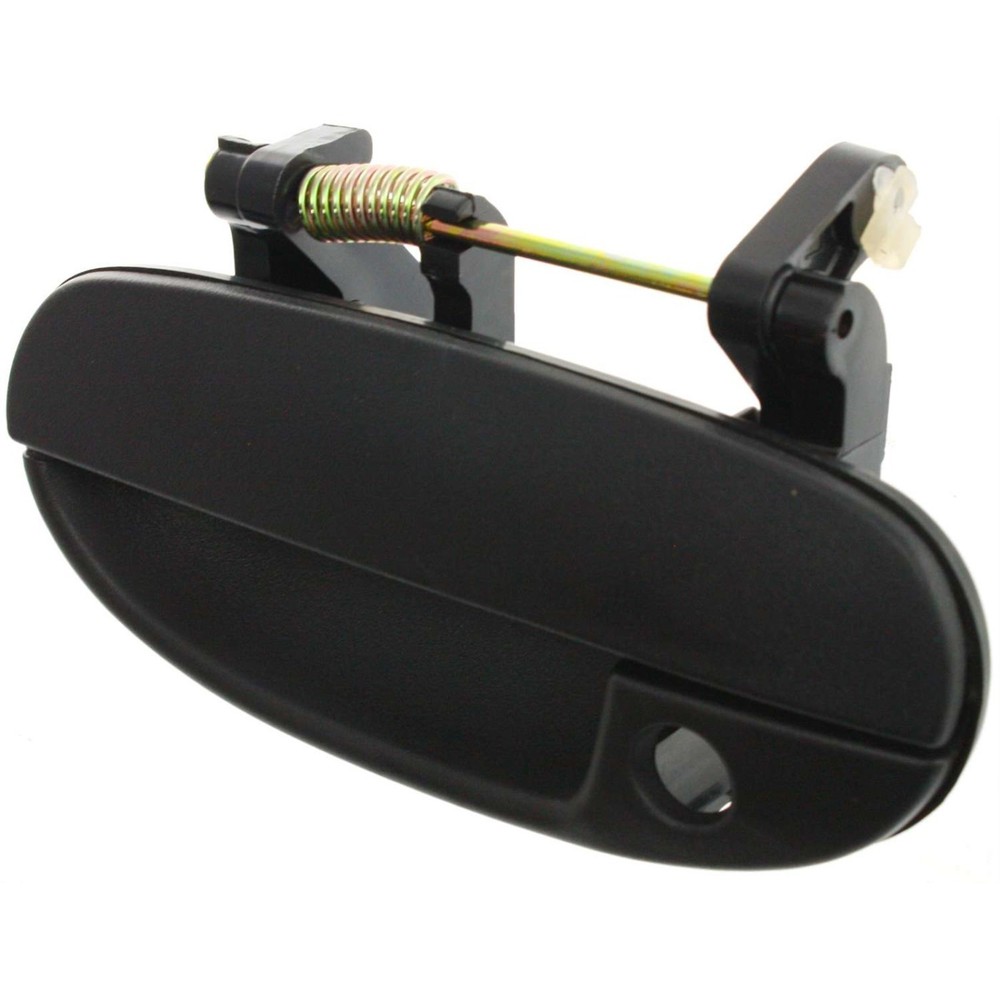 Exterior Door Handle For 99-2002 Daewoo Lanos Front Driver Side Black Plastic