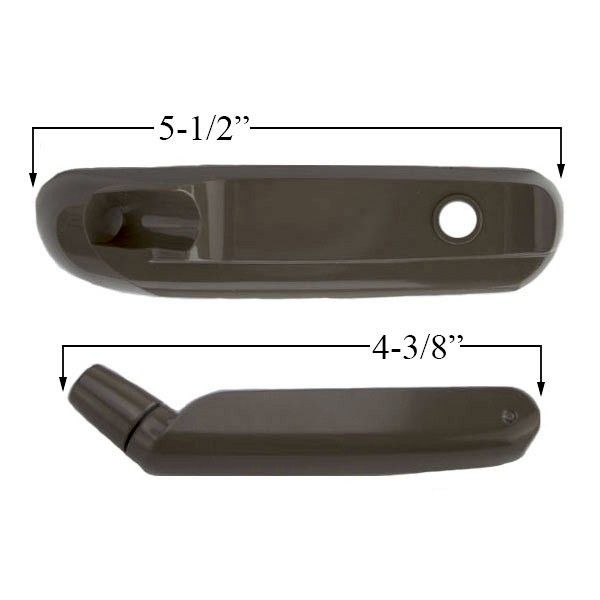 Ashland Operator Cover and Folding Handle Left Hand White