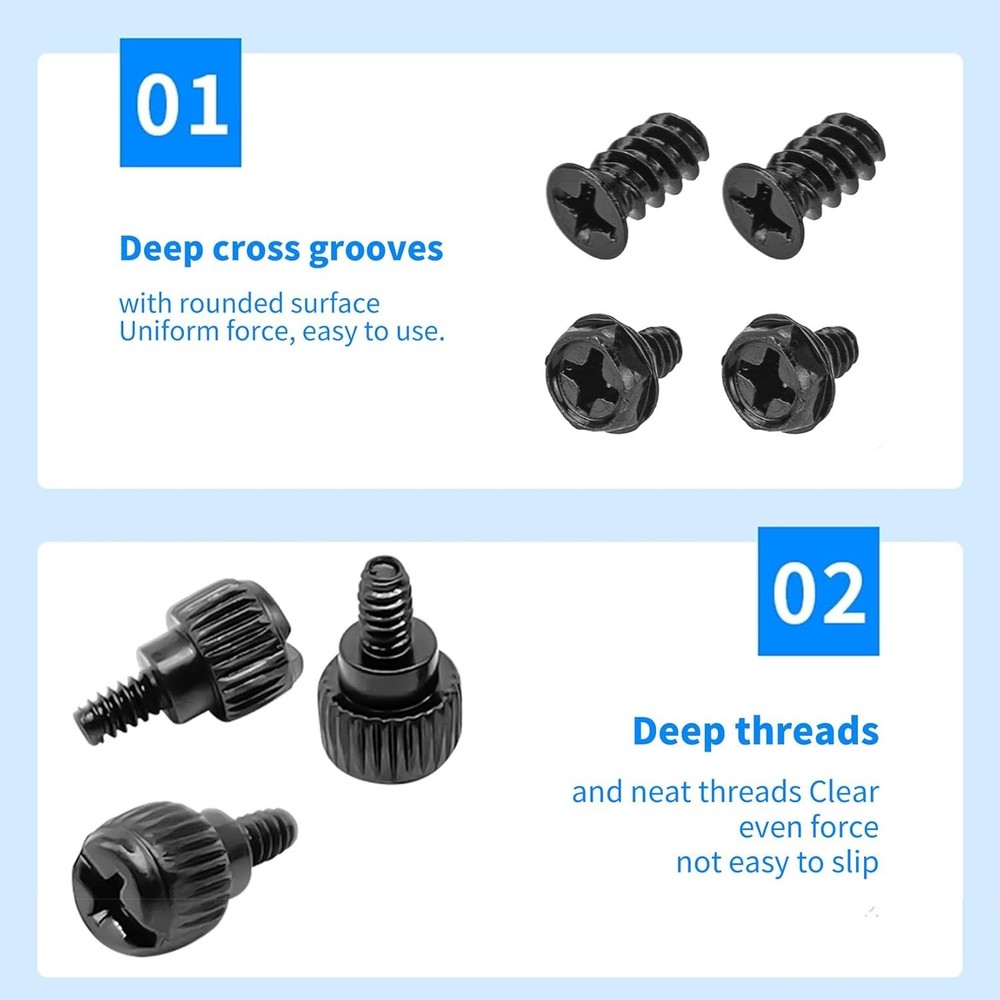 Versatile 420-Piece Computer Standoff and Screw Set - Rust-Resistant & Durable