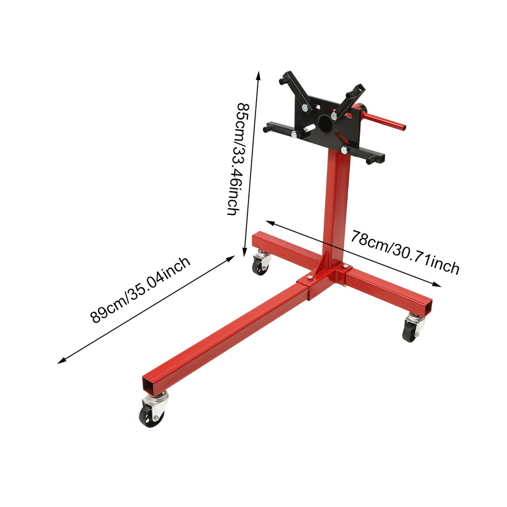 Vehicle Engine Block Stand 360 Degree Head 2000 LBS Folding Engine Stand