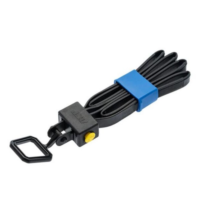 ASP 56199 Disposable Tri-Fold Restraints - Black w/ Blue Bands (2 Pack)