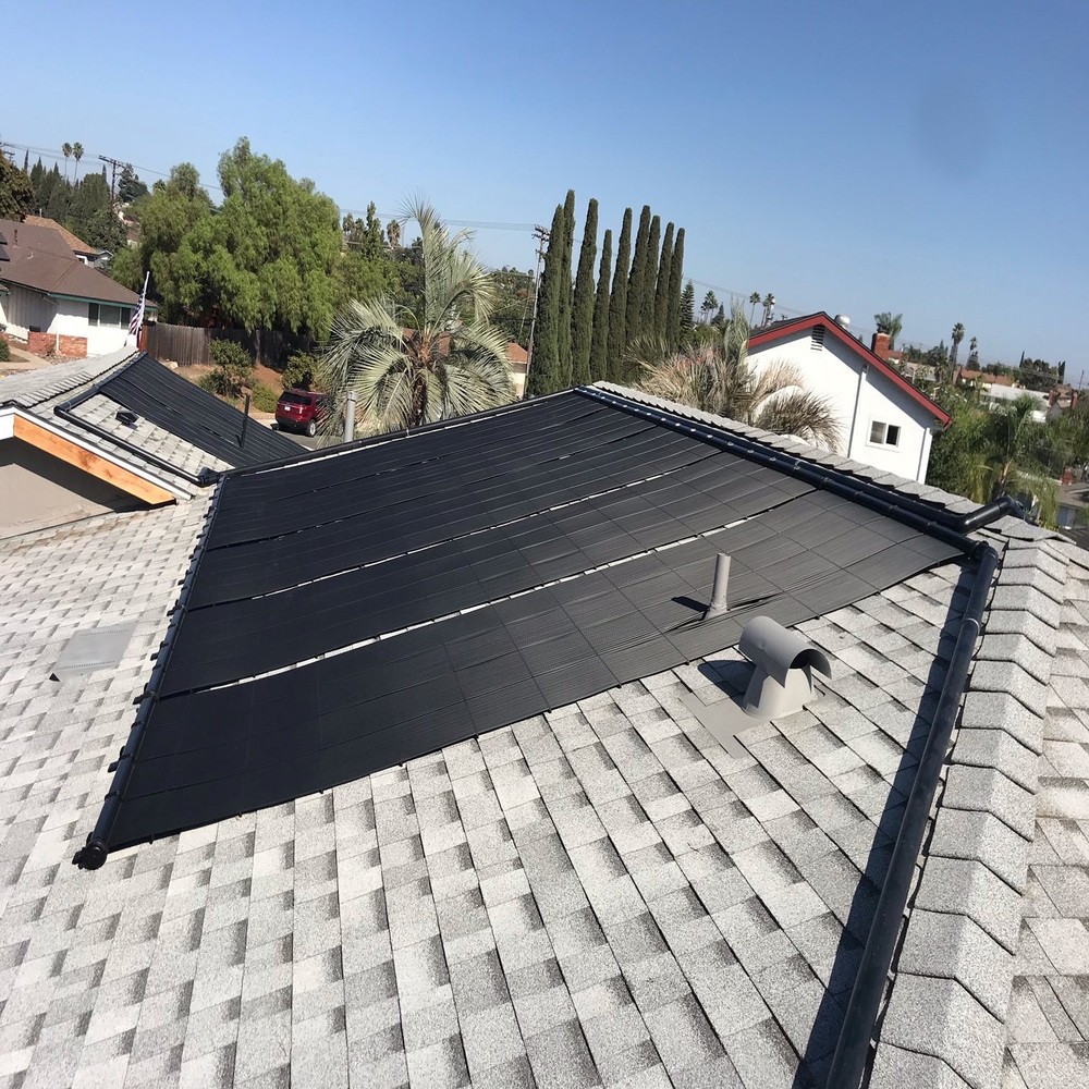 Industrial Grade Solar Pool Heater Panel - Advanced High-Wind Mounting Security