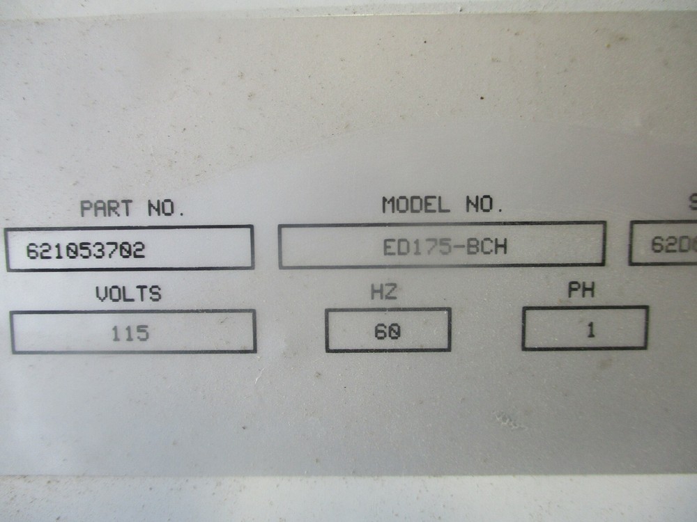 Used Control Panel Components for Cornelius Soda Machine ED175-BCH