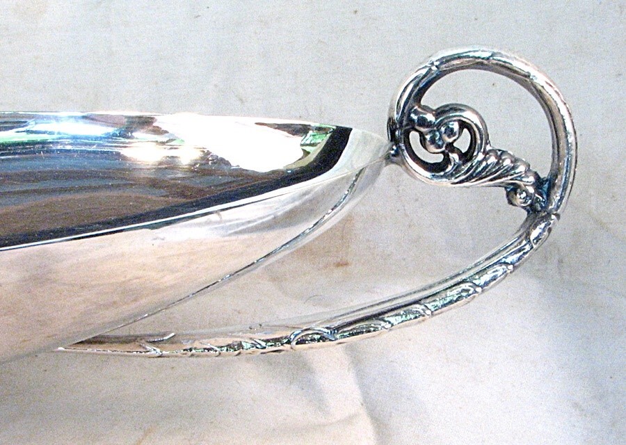 MCM BLACKINTON SILVER CONSOLE BOWL DANISH MODERN c.1950'S