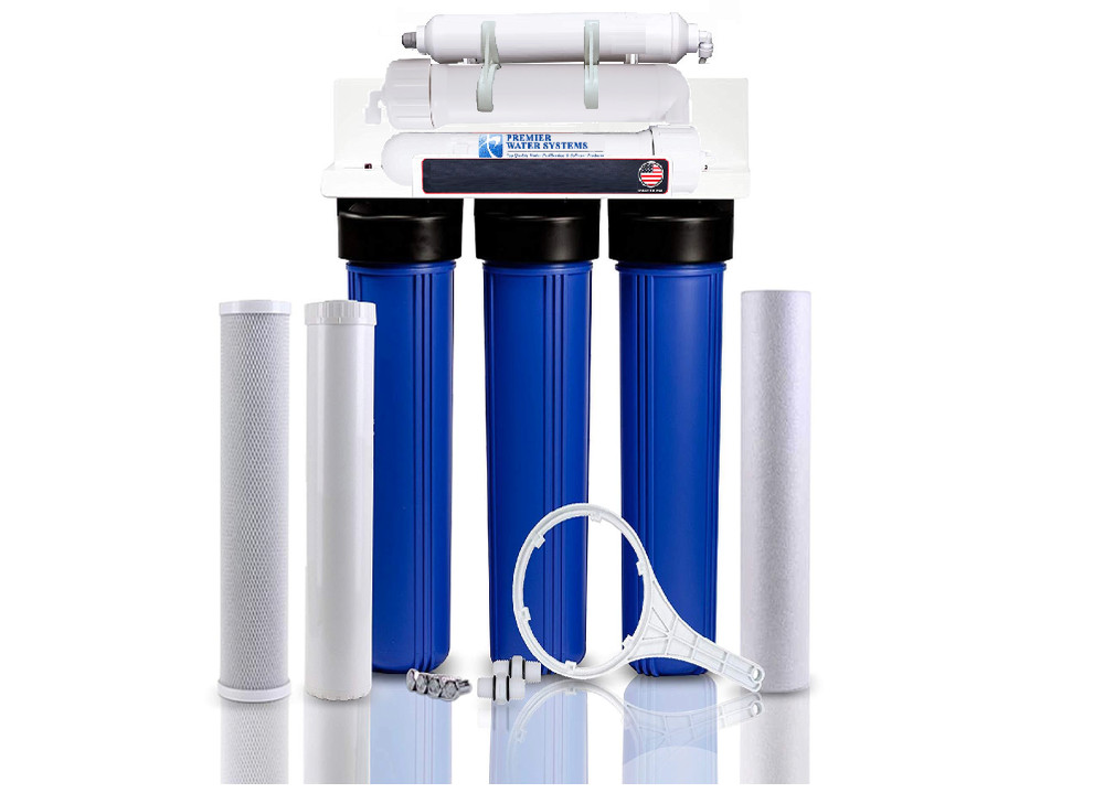 Premier Light Commercial  Reverse Osmosis Water Filter System 300 GPD 5 Stage RO