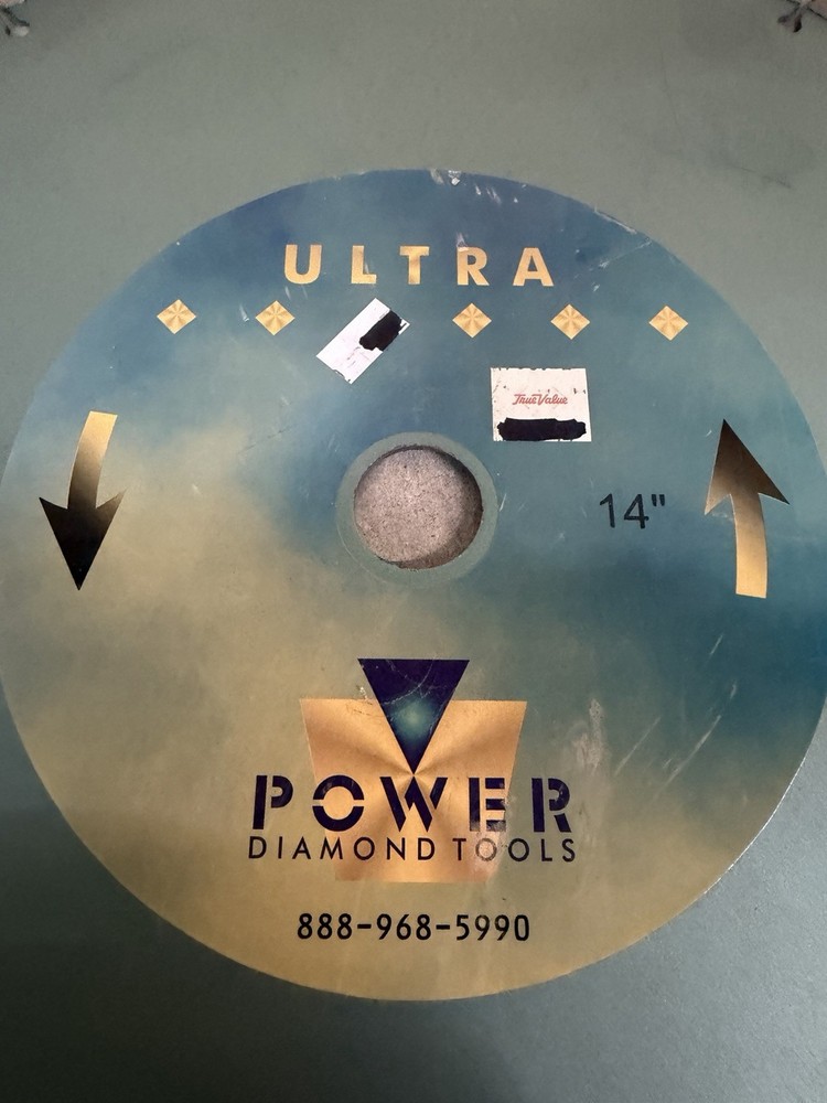 NEW Ultra Power Diamond Tools 14” Blade