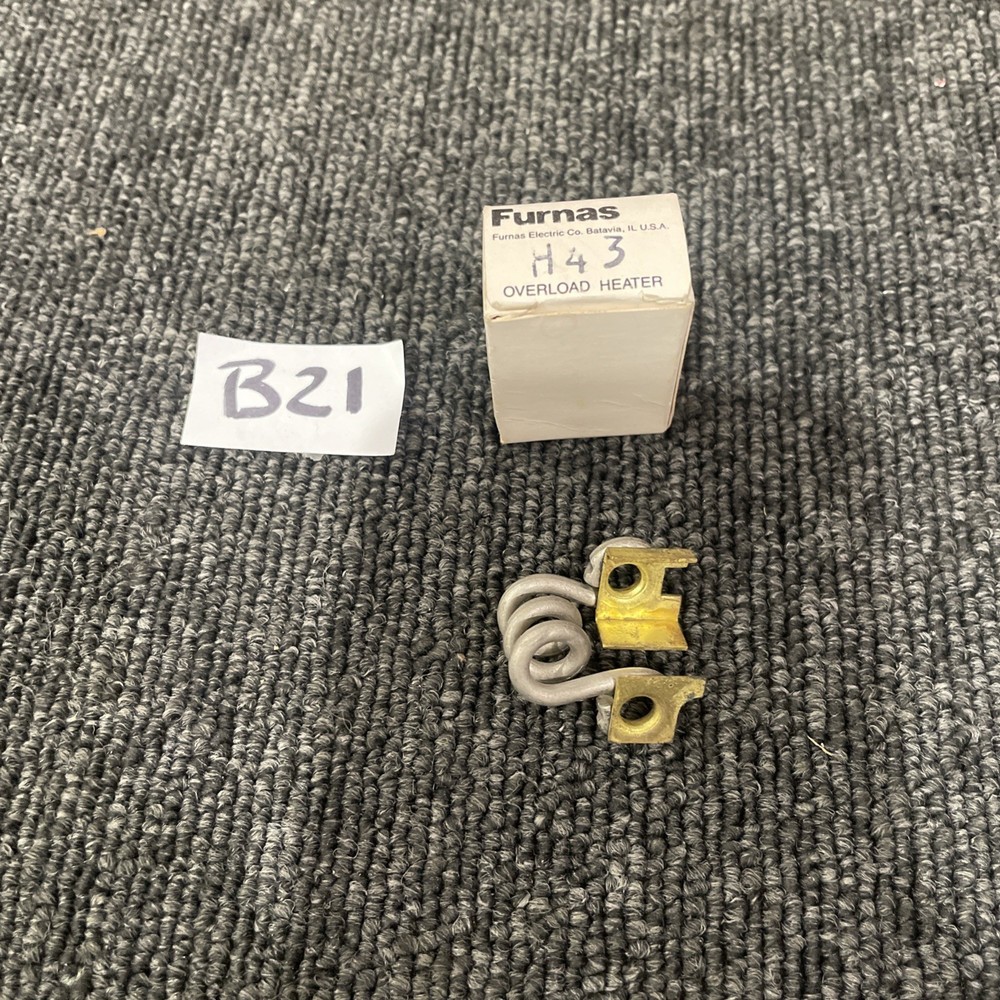 Furnas H43 Overload Relay Heater Element Coil