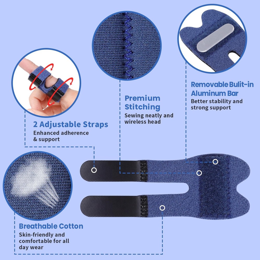 Thumb Finger Splints, Trigger Thumb Brace for Broken/Straightening/Arthritis,...