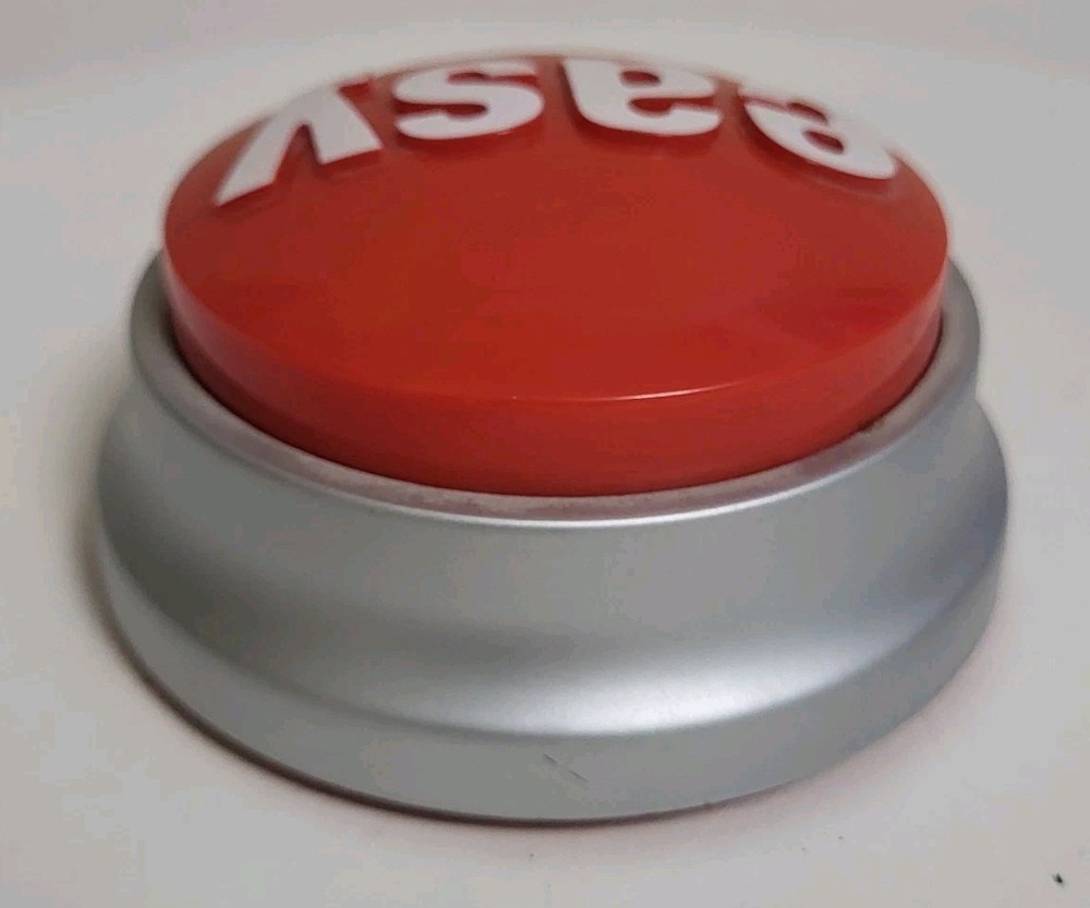 Staples "That Was Easy" Red Button - Tested & Works - Easy Button