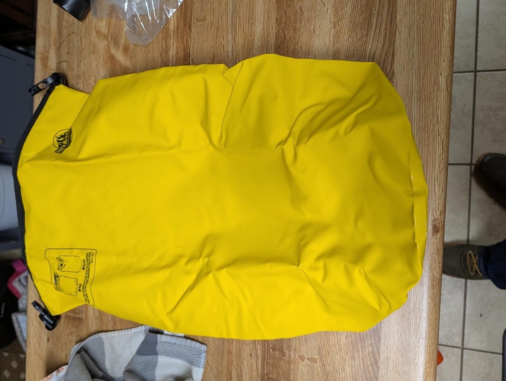 Path & Stream Yellow Waterproof Dry Bag